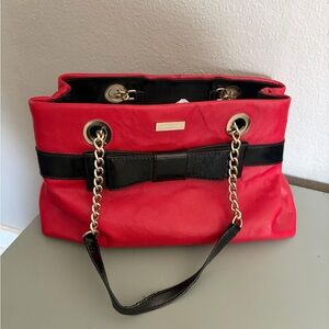 Kate Spade shoulder bag with black bow